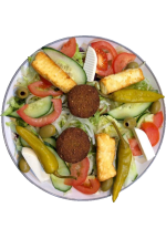 Bild von Falafel mit Salat
